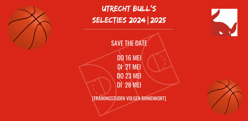 Utrecht Bull's selecties voor seizoen 2024 | 2025